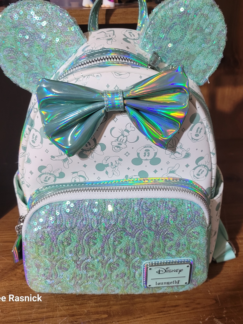 Price Is Firm.Loungefly Hallmark Exclusive Disney 100 Sequin Mini Backpack. Nwt